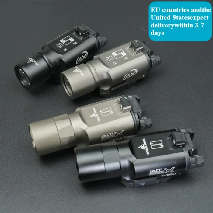 500 Lumen Tactical Pistol Light for 20mm Rails (X300/X300U Style)
