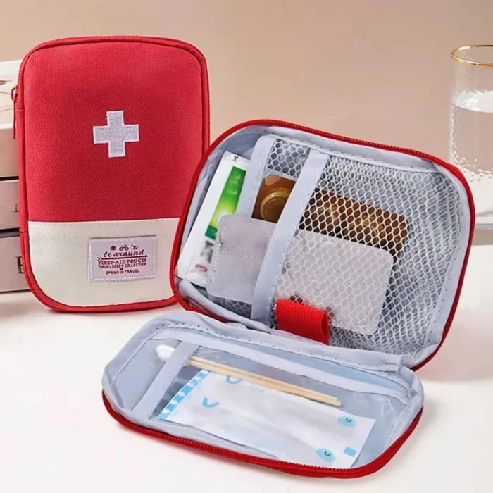 First Aid Kit Lightweight & Portable for Travel, Home, Office, Car, Camping & Hiking - For Everyone Ideal Gift for Outdoor Ent