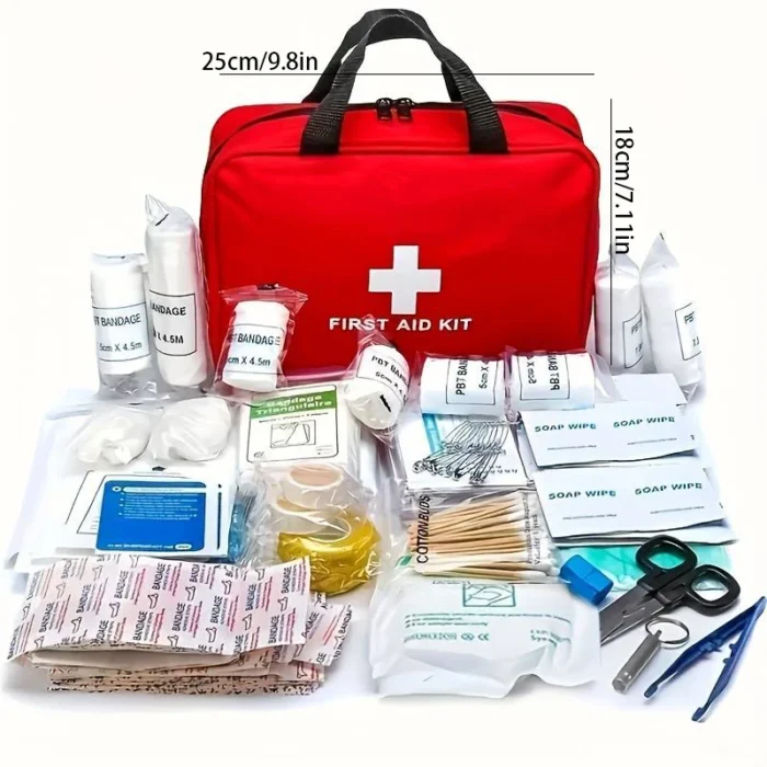 Outdoor First Aid Kit with Carry Bag for Adventure