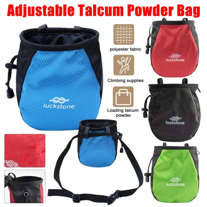 Waterproof Climbing Chalk Bag with Adjustable Belt